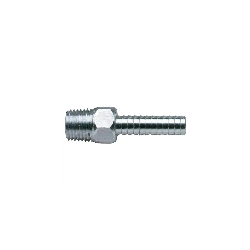 1/4" NPT Male x 3/8" Barb Aluminum Fitting - MOE033442-10